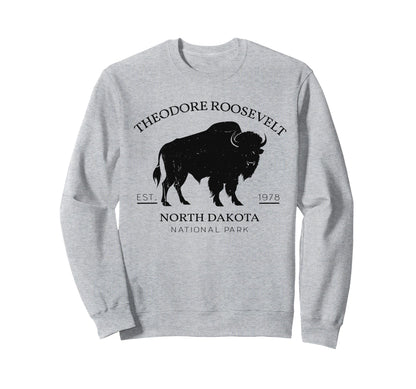 Us Theodore Roosevelt National Park Sweatshirt - Trendy Graphic Unisex