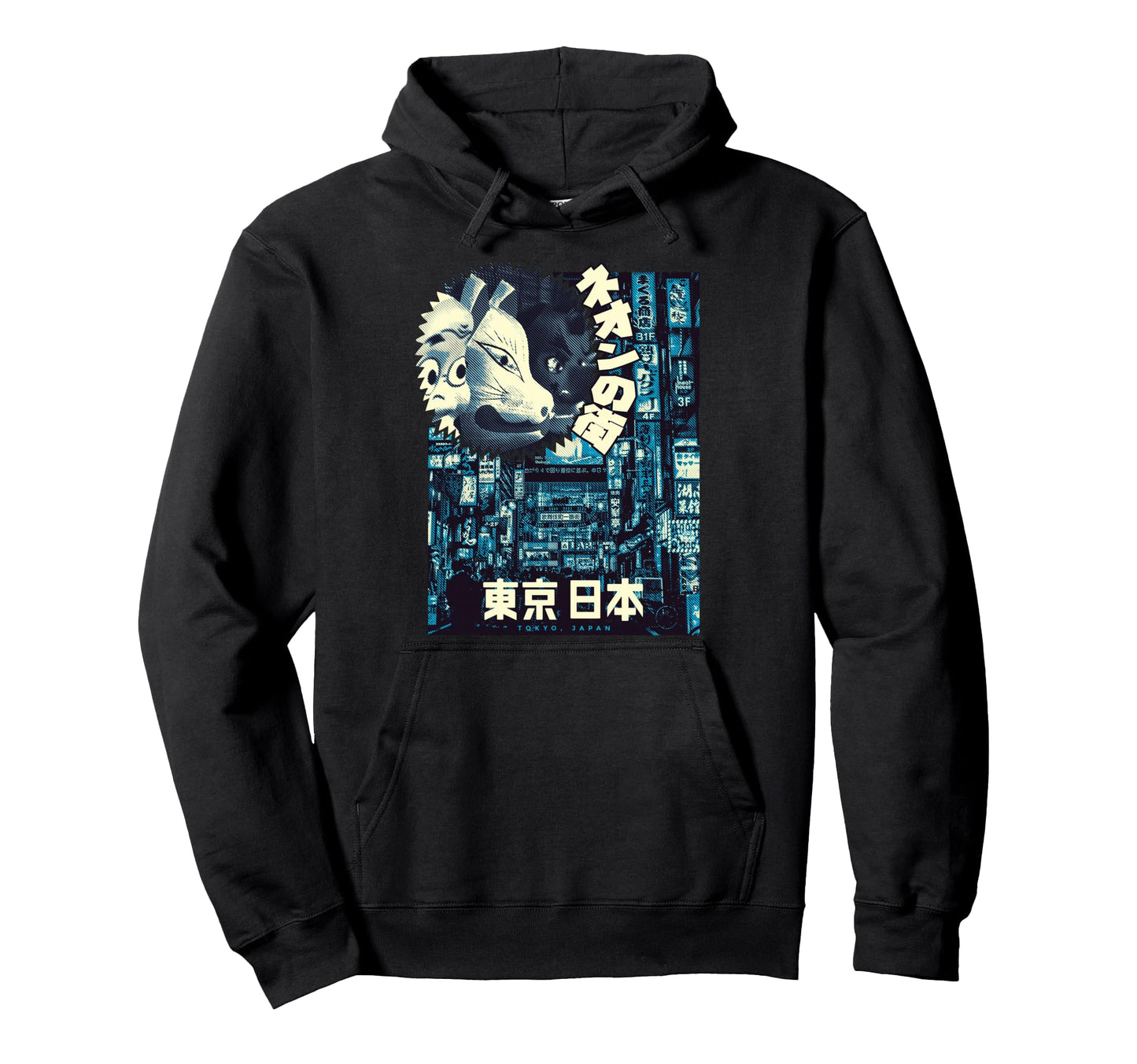 Aesthetic Vaporwave Japan 80S 90S Tokyo Hoodie - Novelty Apparel Unisex