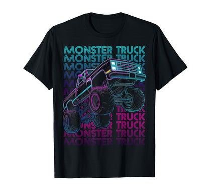 Monster Trucks 4 Wheeler Offroad T-Shirt - Minimalist Print Unisex