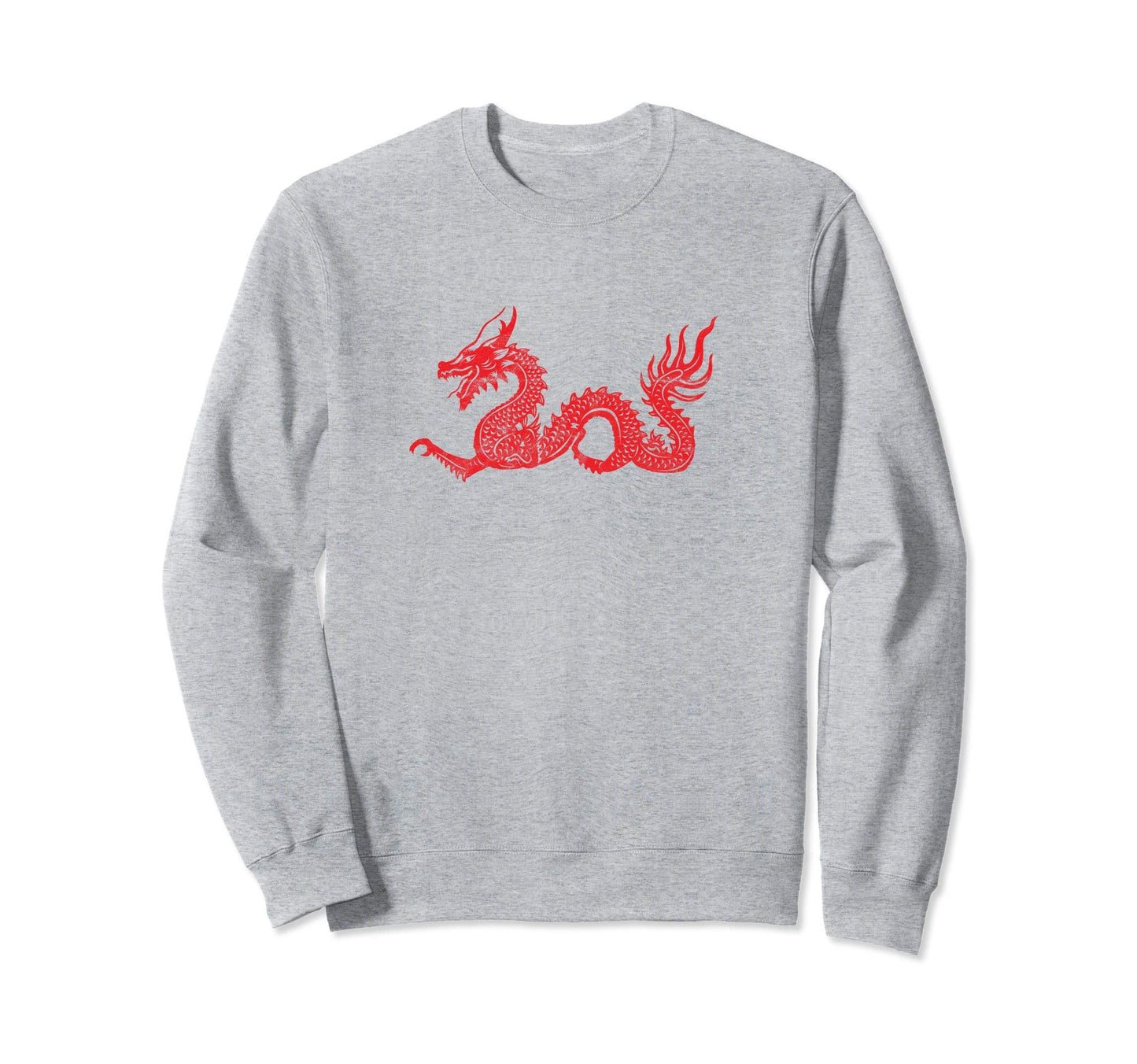 Japanese Asethetic Dragon Grunge Sweatshirt - Streetwear Style for Adults