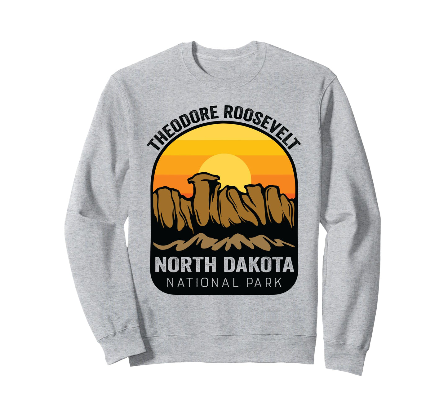Us Theodore Roosevelt National Park Sweatshirt - Graphic Print for Adults