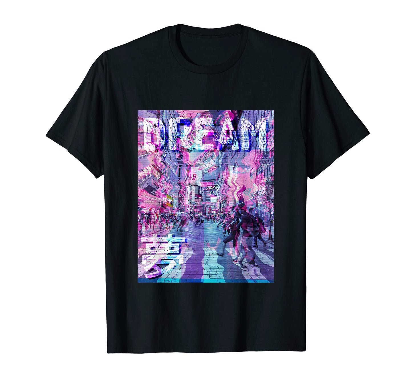 Dream Tokyo Japan Vaporwave Aesthetic T-Shirt - Novelty Apparel Unisex