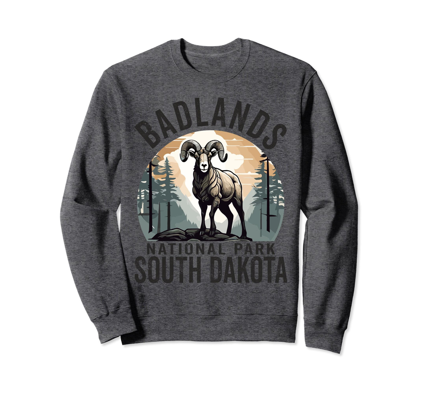 Badlands National Park South Dakota Sweatshirt - Trendy Graphic for Adults