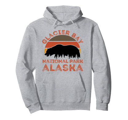 Glacier Bay National Park Alaska Usa T-Shirt - Minimalist Print for Adults