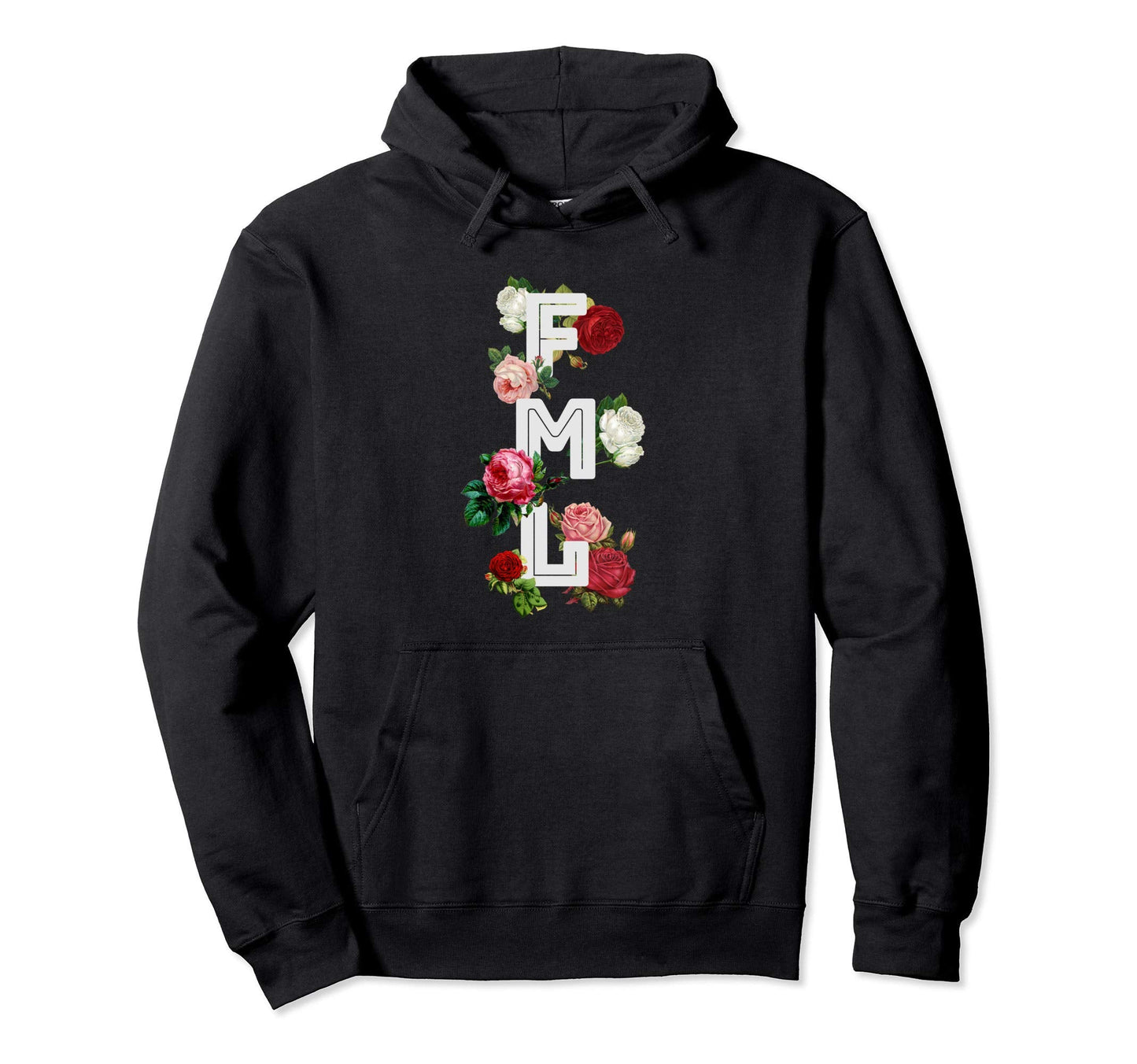 Fml Fuck My Life 90S Rose E E Hoodie - Fun Novelty Design for Adults