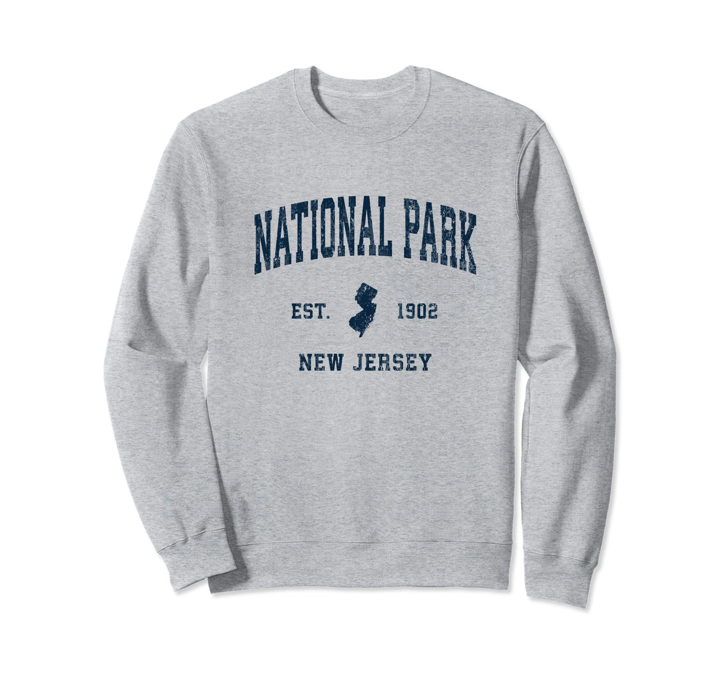 National Park New Jersey Nj Sweatshirt - Casual Everyday Wear for Adults