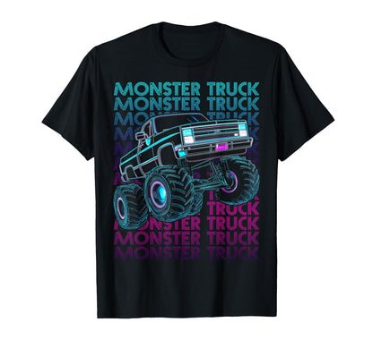 Monster Trucks 4 Wheeler Offroad T-Shirt - Aesthetic Graphic Unisex