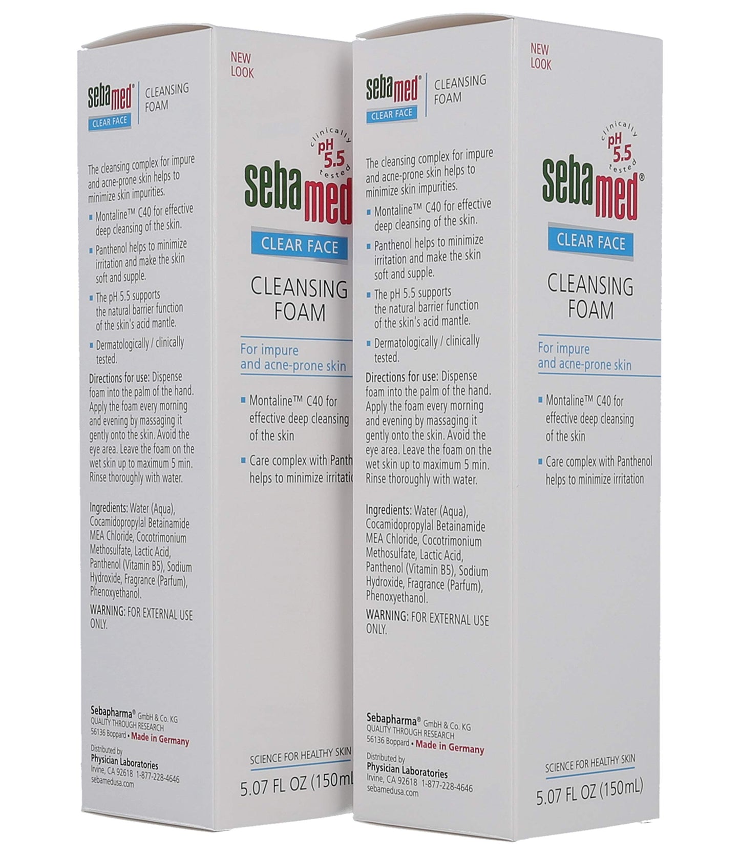 Sebamed Clear Face Cleansing Foam - Gentle, pH Balanced Face Wash for Sensitive Skin, 5.07 fl oz