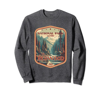 Redwood National And State Parks Sweatshirt - Fun Novelty Design Men Women
