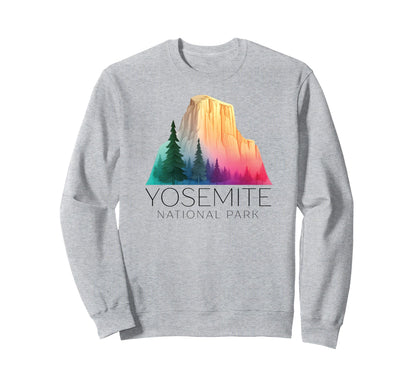 Yosemite National Park Half Dome Sweatshirt - Fun Novelty Design Men Women