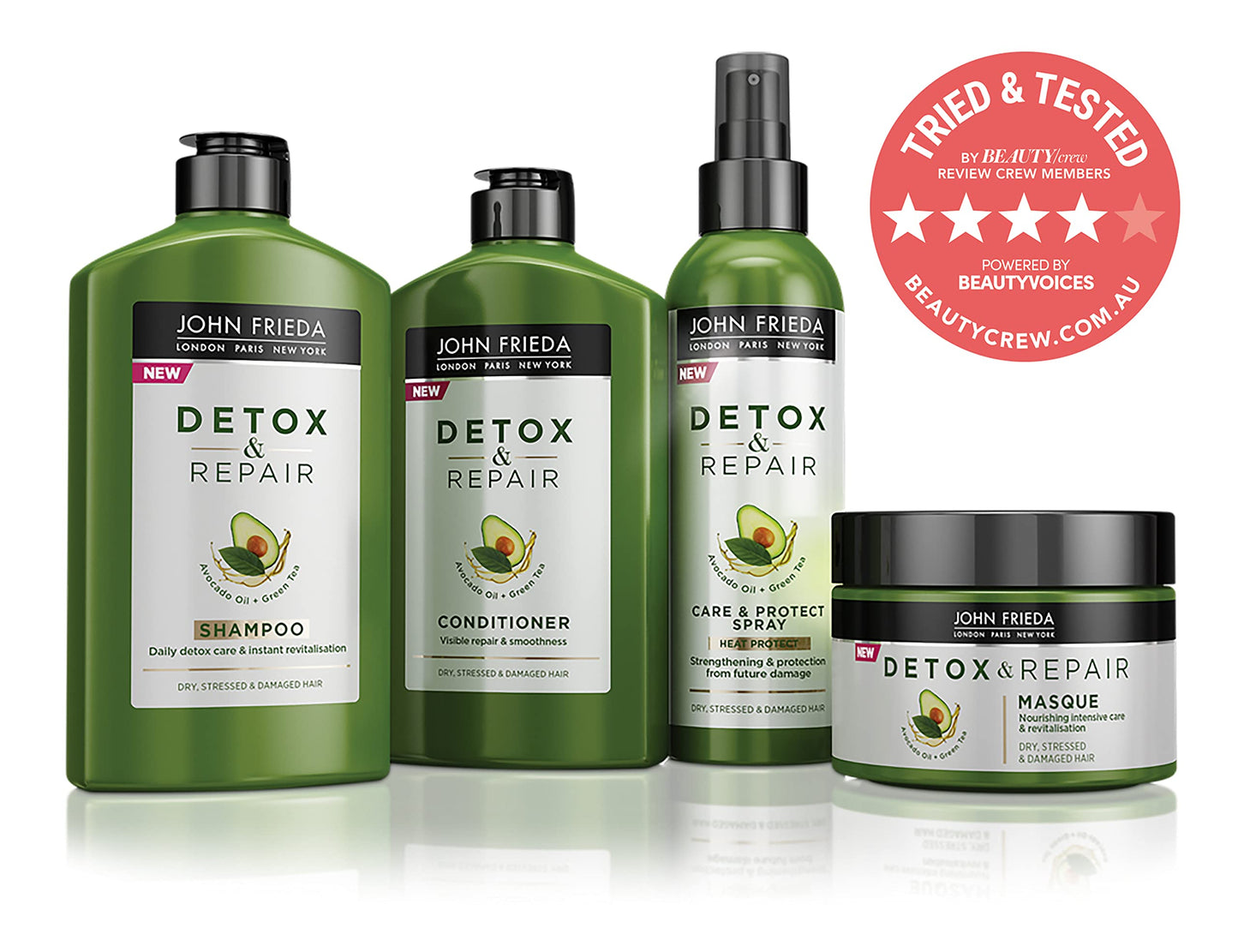 John Frieda Detox+Repair Repair Shampoo 250ml