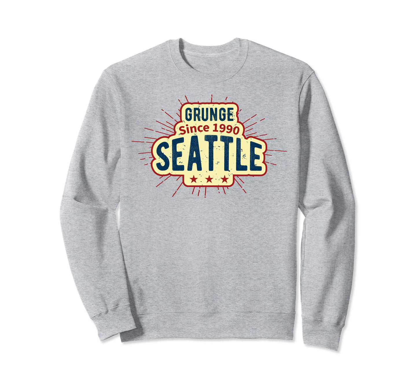 90S Grunge Seattle Present Hoodie - Minimalist Print Unisex