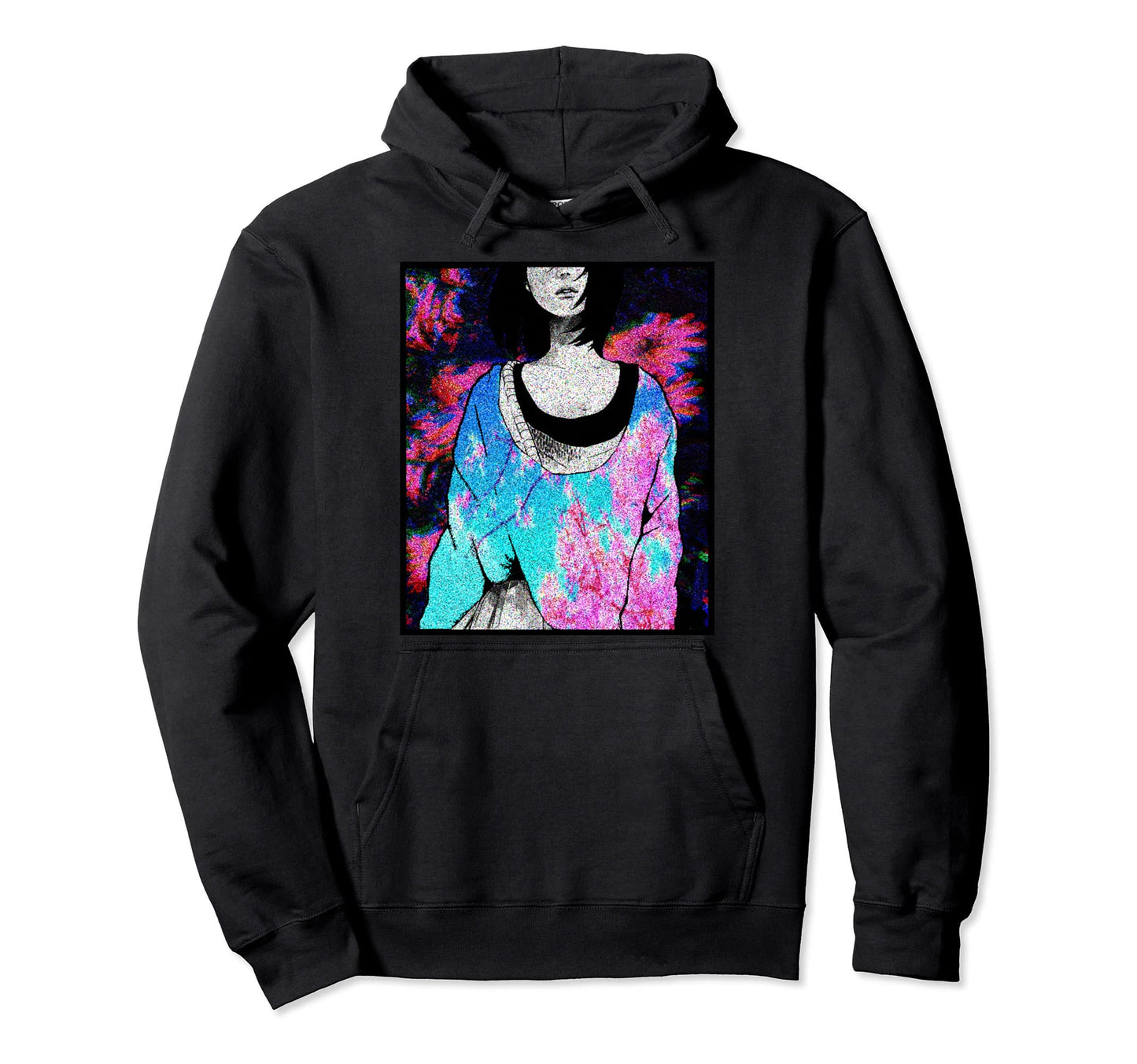 Vaporwave Sadboy Anime Aesthetic Hoodie - Fun Novelty Design for Adults