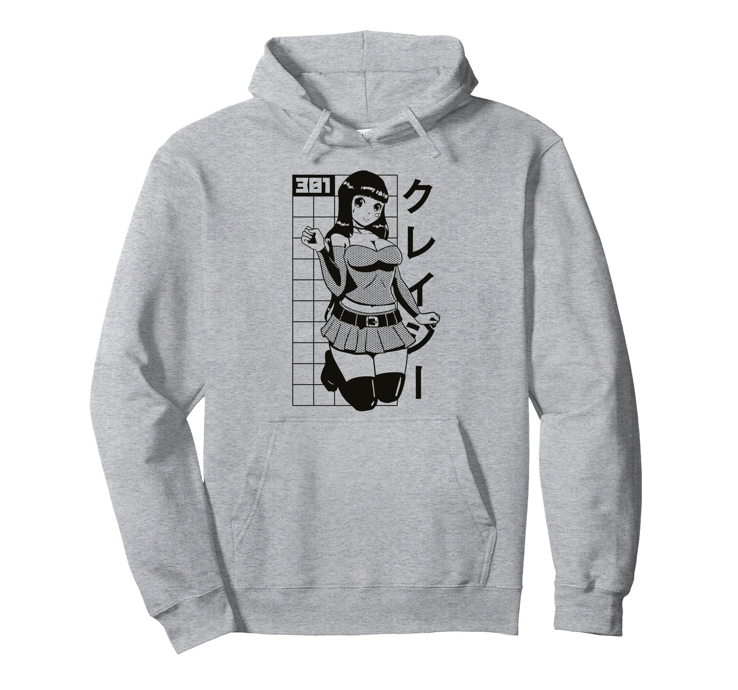 Cyberpunk Anime Aesthetic Japanese Hoodie - Minimalist Print Men Women