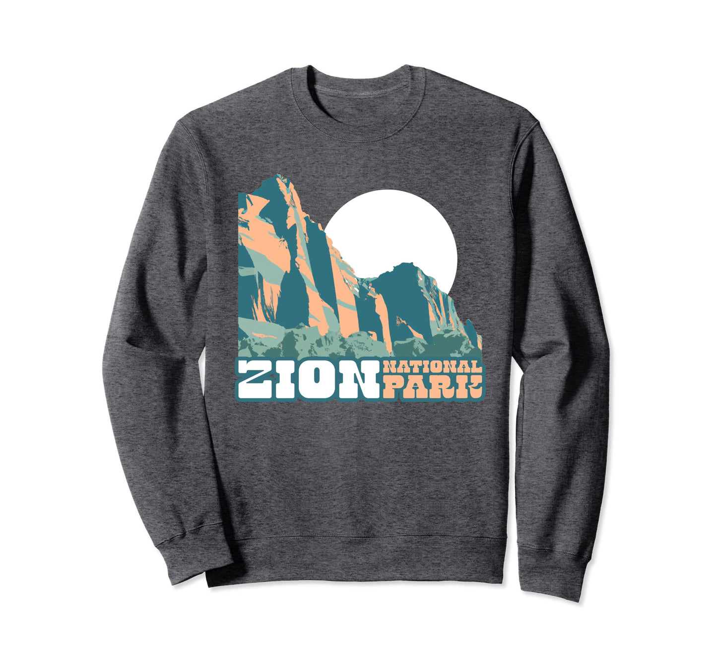 Zion National Park Wpa Utah Sweatshirt - Casual Everyday Wear for Adults