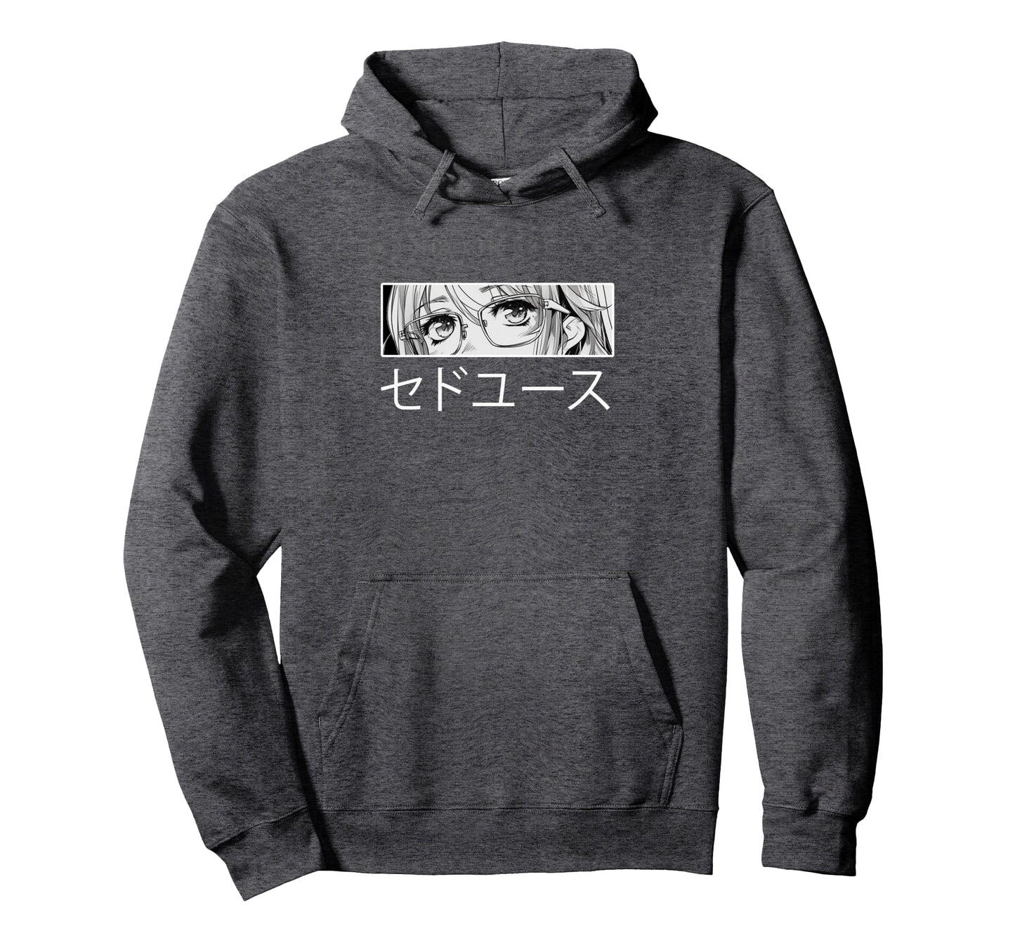 Anime Grunge Glasses Emo Pastel Hoodie - Aesthetic Graphic Men Women