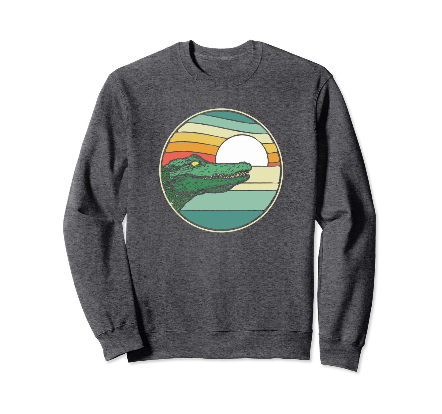 Everglades National Park Alligator 80S Sweatshirt - Trendy Graphic Unisex