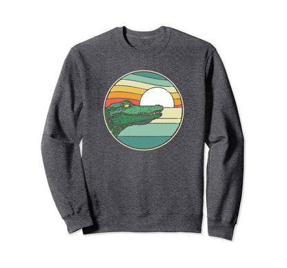 Everglades National Park Alligator 80S Sweatshirt - Trendy Graphic Unisex