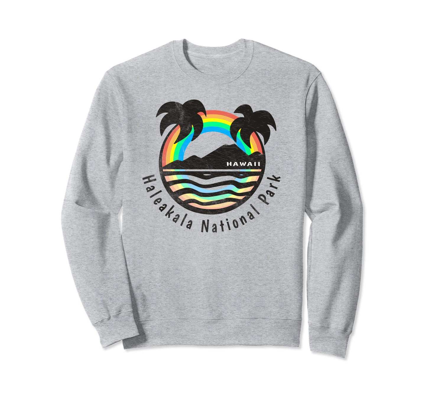 Haleakala National Park Hawaii Sweatshirt - Fun Novelty Design for Adults
