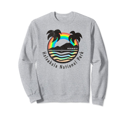 Haleakala National Park Hawaii Sweatshirt - Fun Novelty Design for Adults