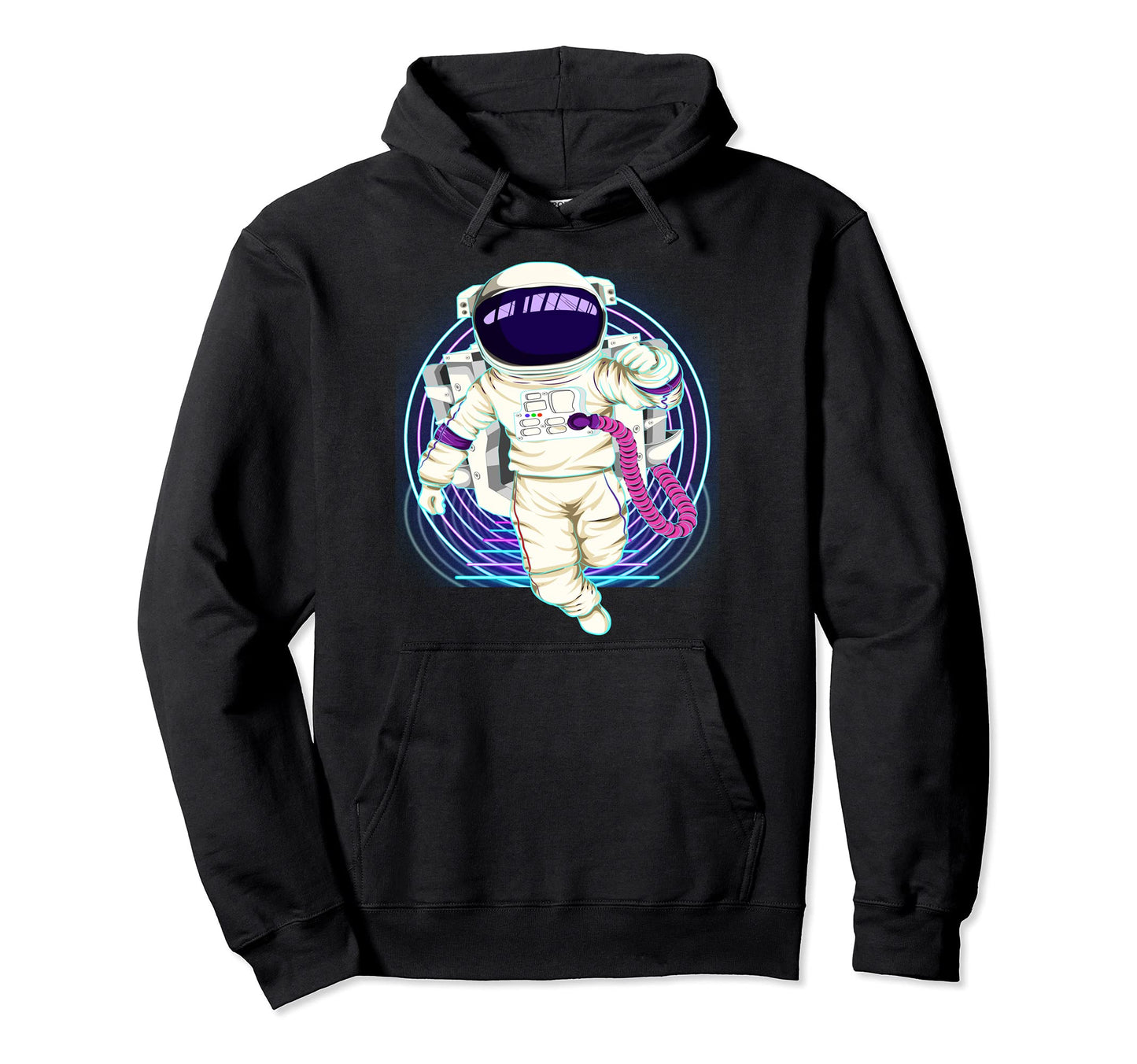 Space Vaporwave Aesthetic Synthwave Hoodie - Unique Graphic Unisex