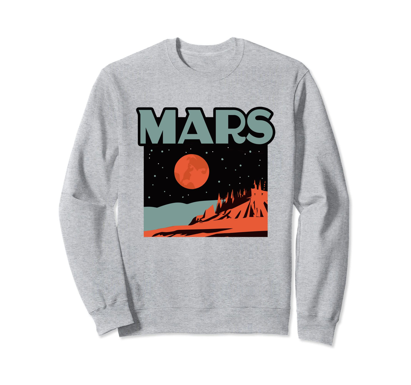 Mars National Park Parks Sci Fi Sweatshirt - Fun Novelty Design Men Women