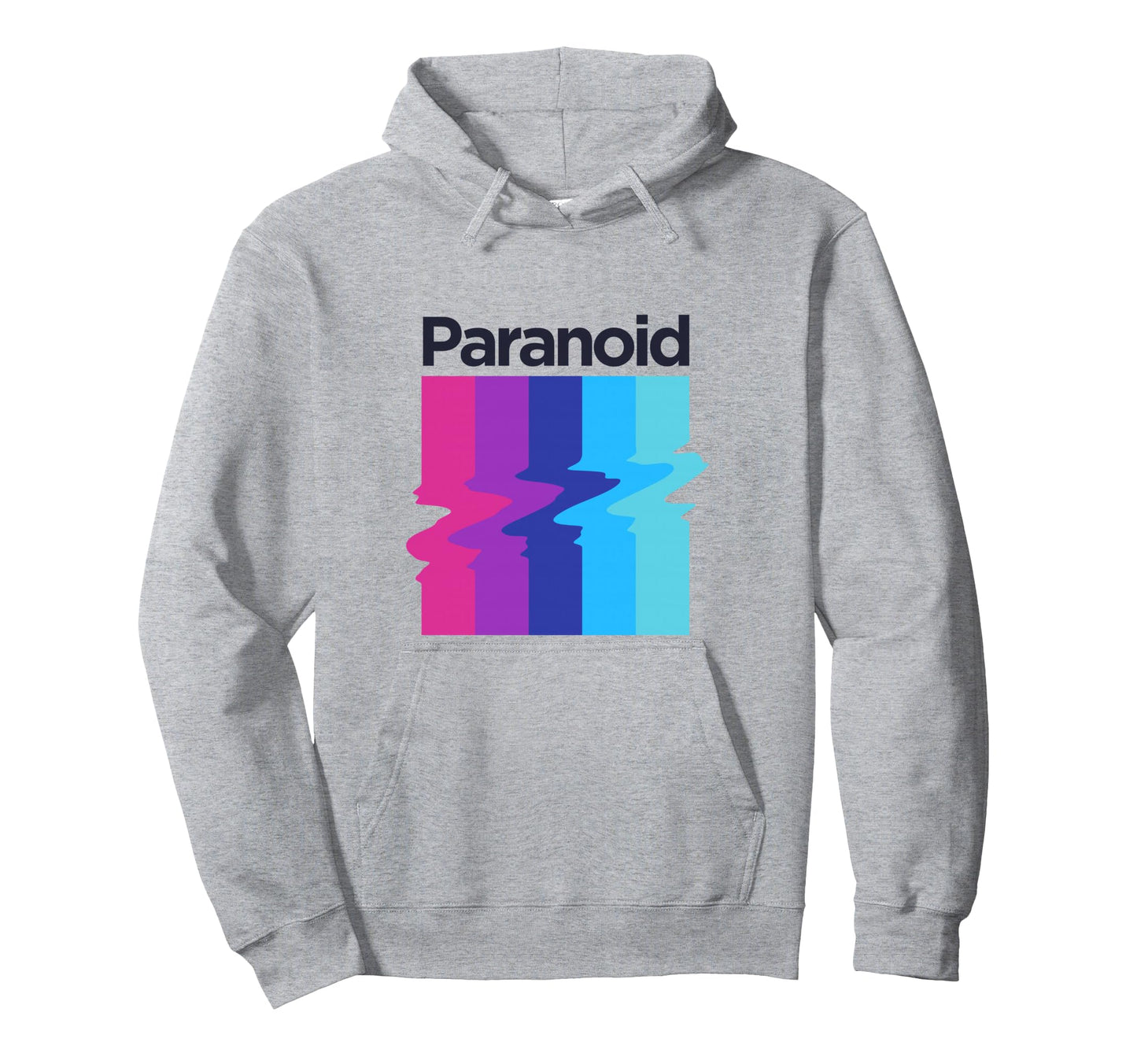 Paranoid Glitch Aesthetic Vaporwave Hoodie - Streetwear Style Men Women