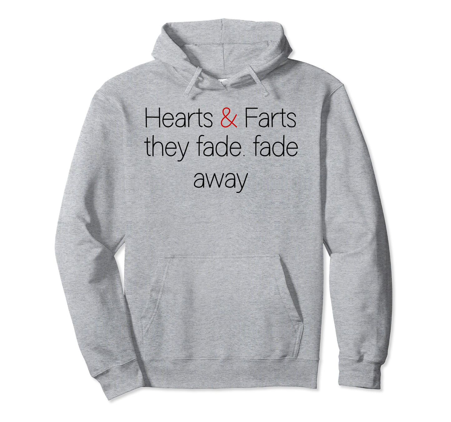 Hearts And Farts Fade Away Grunge Rock Hoodie - Custom Art Print Unisex