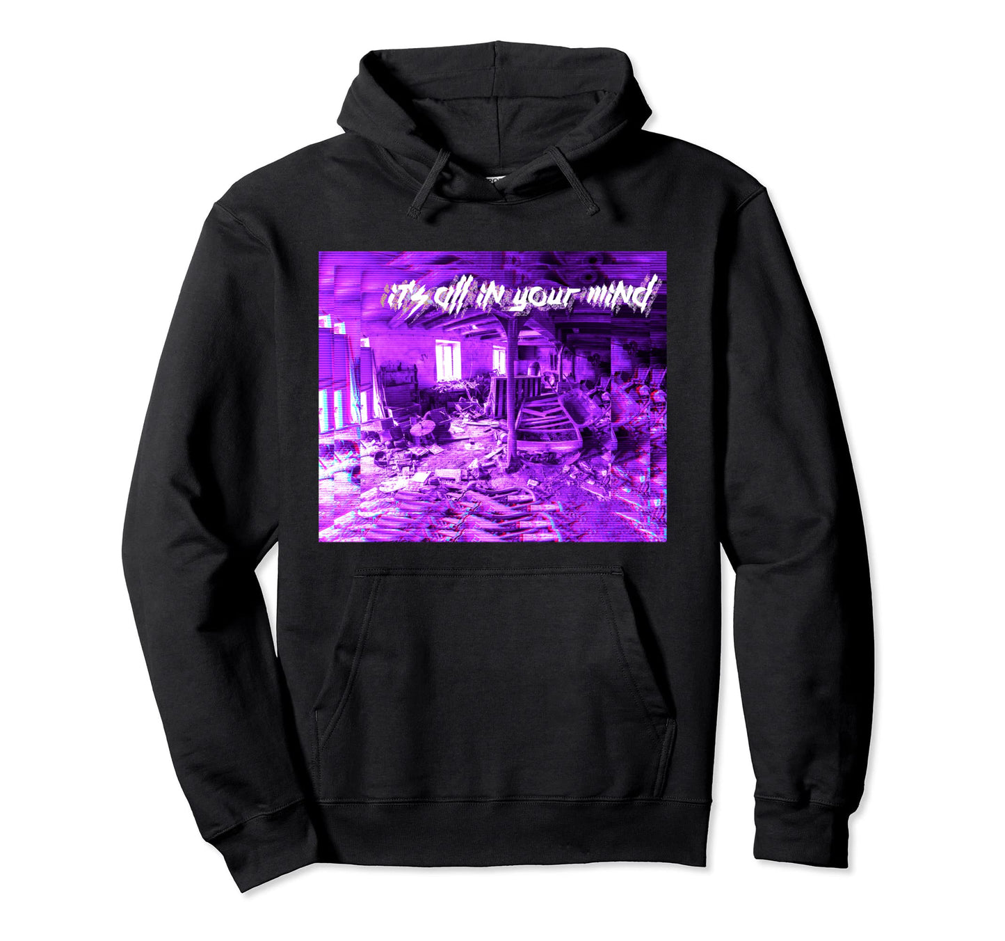 Vaporwave Aesthetic Its All Your Mind Hoodie - Novelty Apparel Unisex