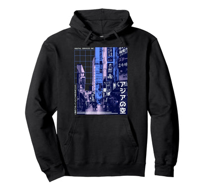 Vaporwave Aesthetic Japan 80S 90S Tokyo Hoodie - Unique Graphic Unisex