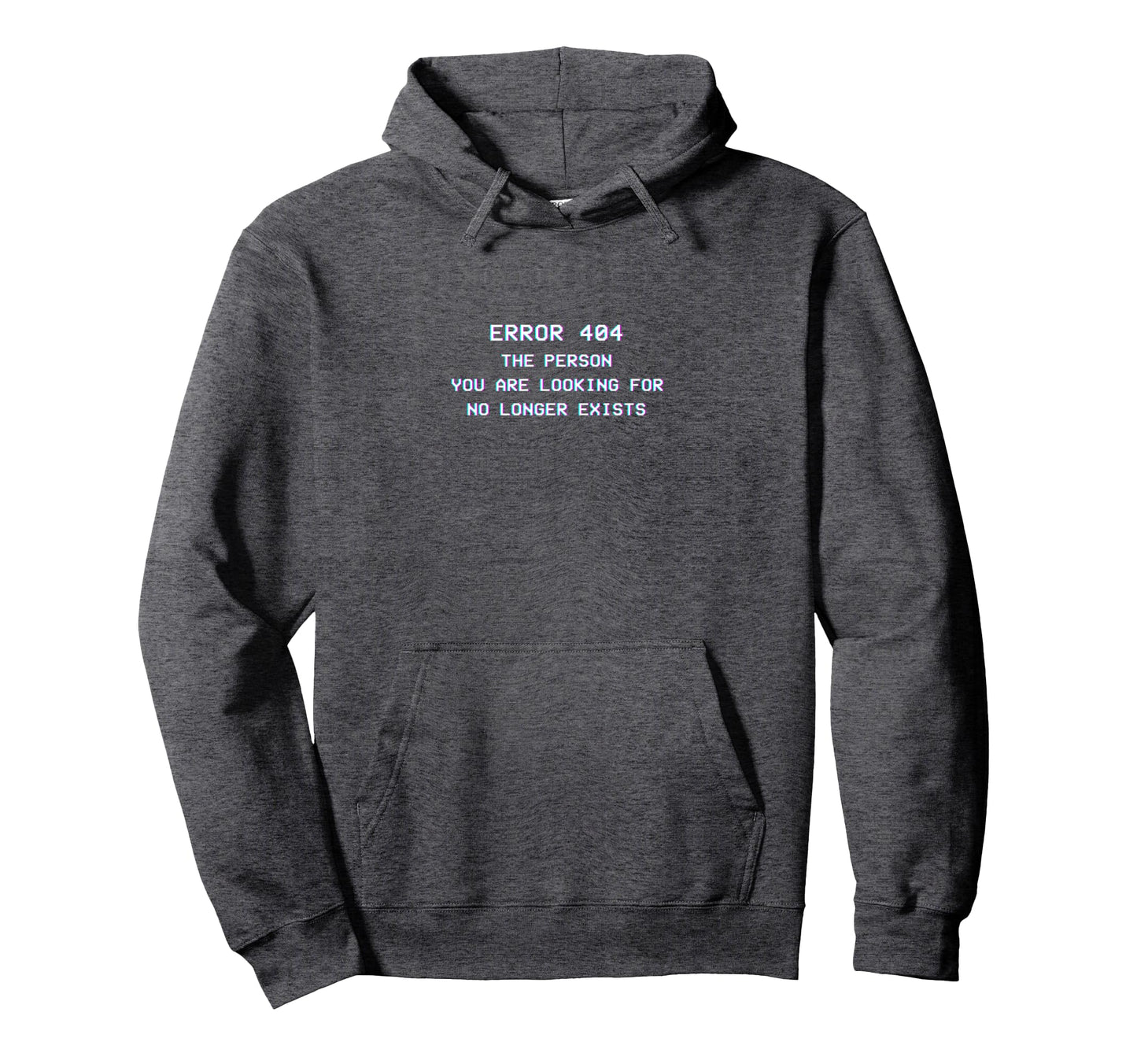 Error 404 Vaporwave Aesthetic Glitch Hoodie - Novelty Apparel Men Women