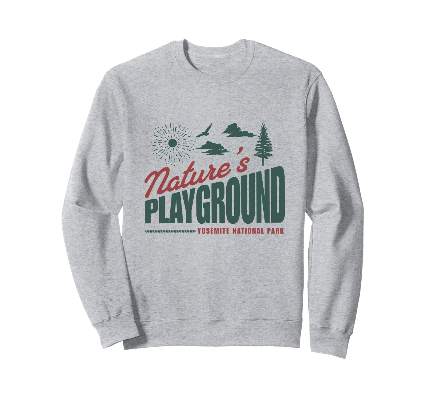 Natures Playground National Park Sweatshirt - Custom Art Print for Adults