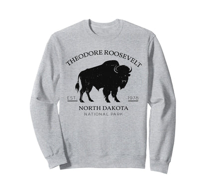Us Theodore Roosevelt National Park Sweatshirt - Graphic Print Men Women