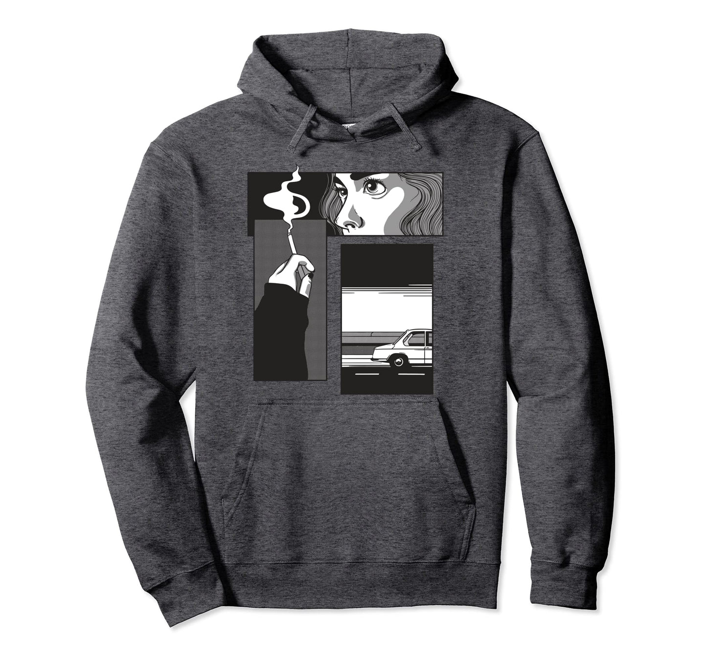 90S Grunge Alternative Nu Pastel Goth Hoodie - Casual Everyday Wear Unisex