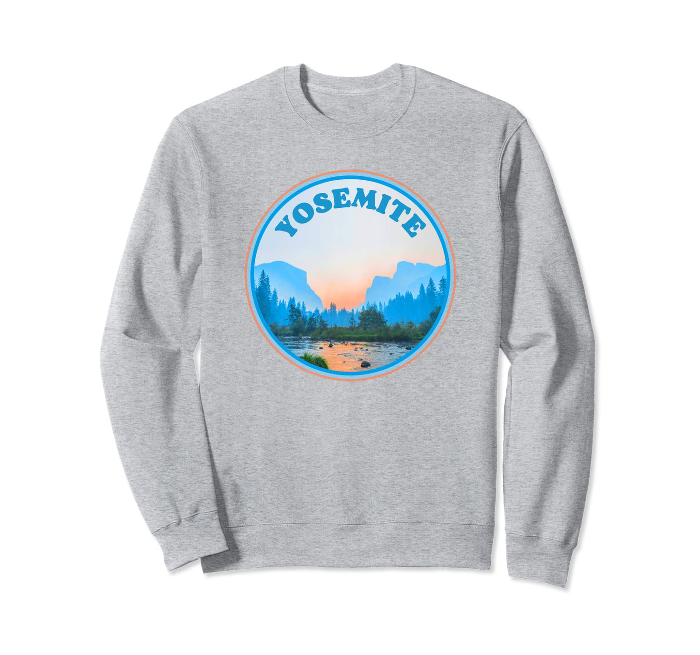 Yosemite Valley National Park Photo Sweatshirt - Graphic Print for Adults