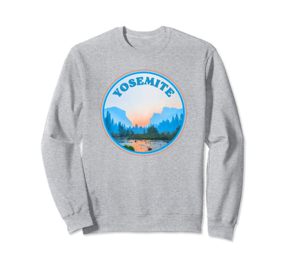 Yosemite Valley National Park Photo Sweatshirt - Graphic Print for Adults