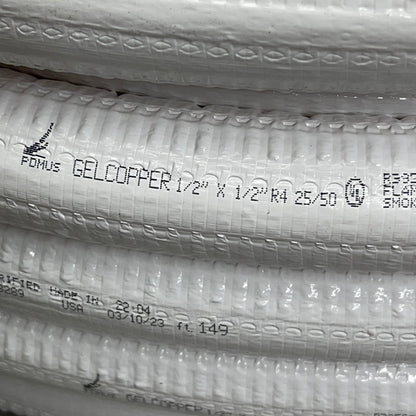 PDM GelCopper PreInsulated Copper Roll 1/2" Copper 1/2" Ins. 164 ft F100.GUS1216412 (New)