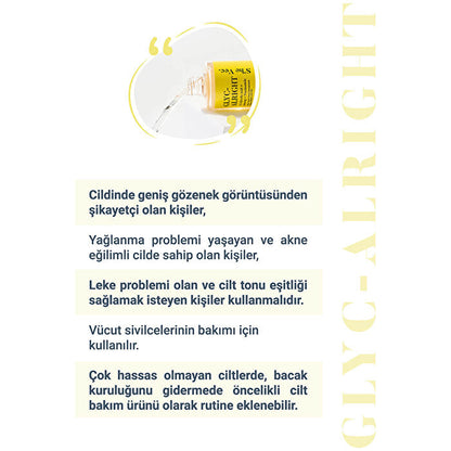Glyc-Alright Pore Tightening Toner 200ML - For All Skin Types | S'he Vec.