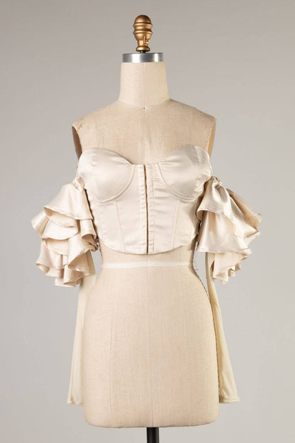 Juliet's Corset Satin Blouse