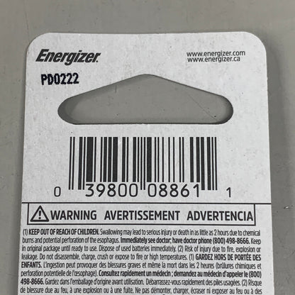 ENERGIZER (4 PACK) Lithium Coin 3 Volt 2016 Battery ECR2016BP
