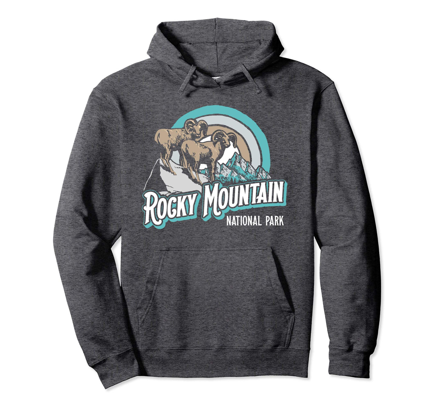 Rocky Mountain National Park Big Horn Hoodie - Streetwear Style Unisex