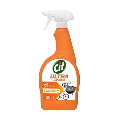 Cif Ultra Grease Remover Spray 1000ml - Powerful Cleaning Solution