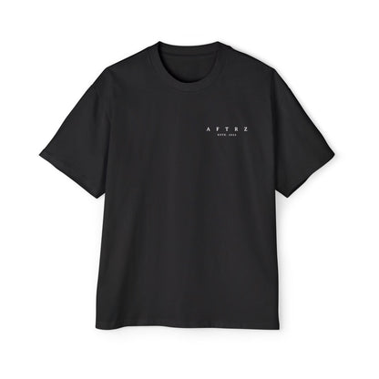 Premium Aftrz Minimal Drop Shoulder Oversized Short Sleeve T-Shirt