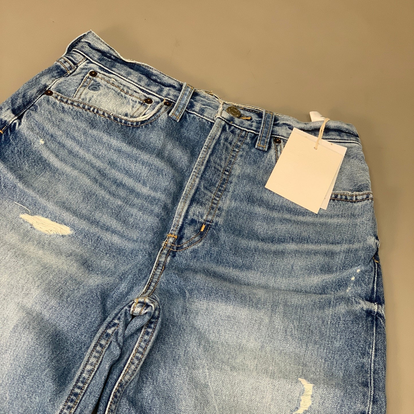 ETICA Bryce Pinch Waist Boyfriend Pant Canyon Reef Certified Organic Size 26 EW178281