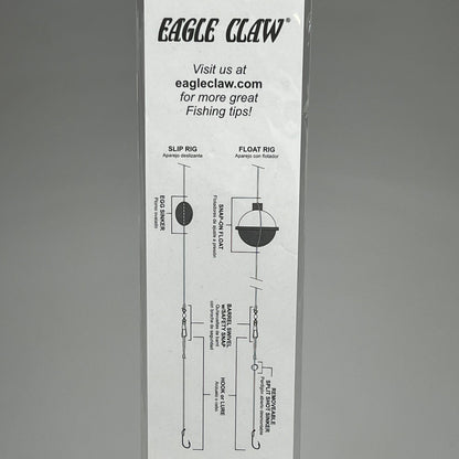 EAGLE CLAW (3 PACK) Versatile Bait Holder Snell Easy Rig Bronze #12 6pc 391-12