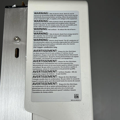 SOLAREDGE HD-Wave Grid-Tie Non-Isolated Inverter 3800VA 240VAC SE3800H-US (New)