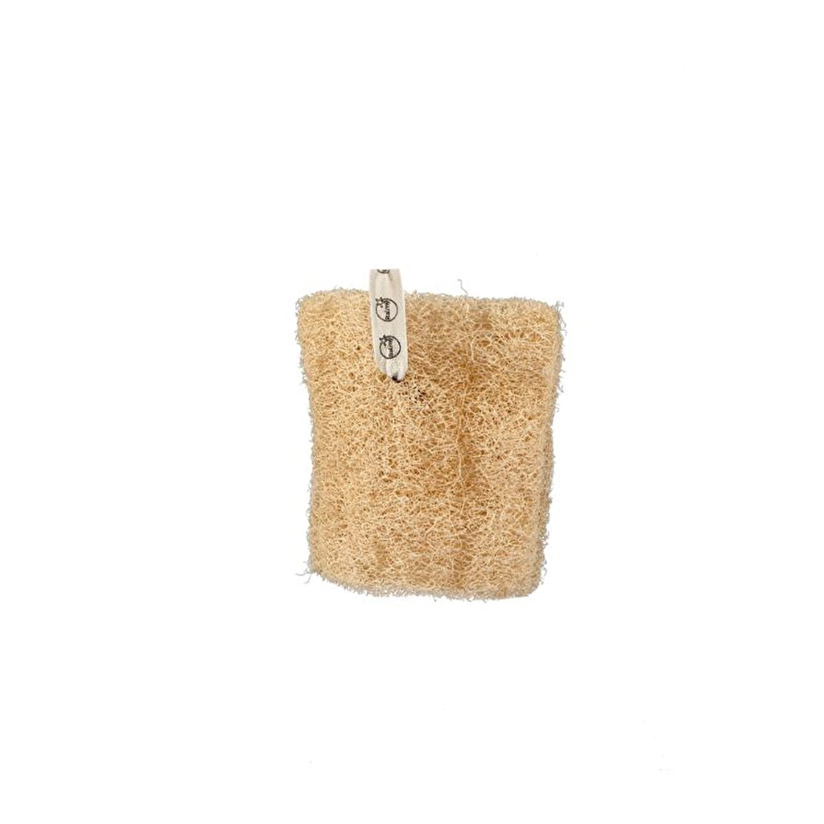 Balmy Natural Loofah Bath Pouch - Gentle Exfoliating Glove for Oily Skin, Natural Skincare