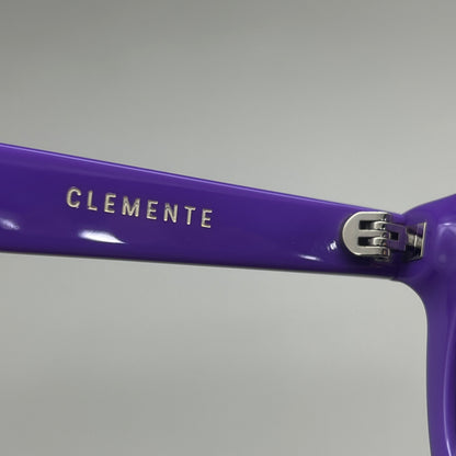 FRIDA MAE CHEEK Clemente Round Polarized Lens Sunglasses Purple SUN-ROUND-PUR