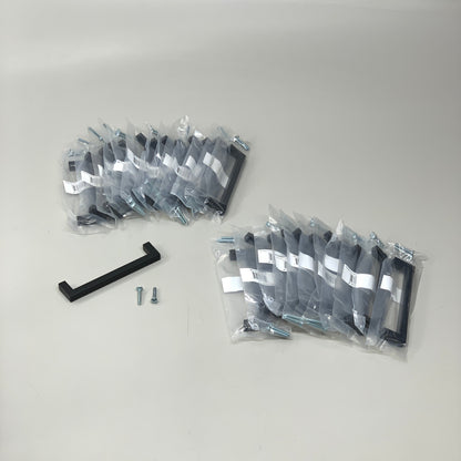 BERENSON 25 PACK!! Matte Black Square Pull Contemporary Advantage One 9014-4055-P