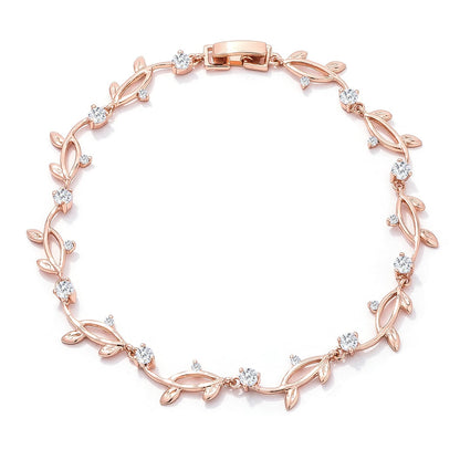 Cubic Zirconia Vine Bracelet